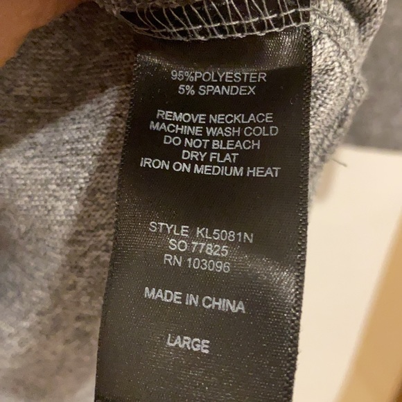 Discreet Grey Large slinky dress. Size Large - Picture 10 of 10